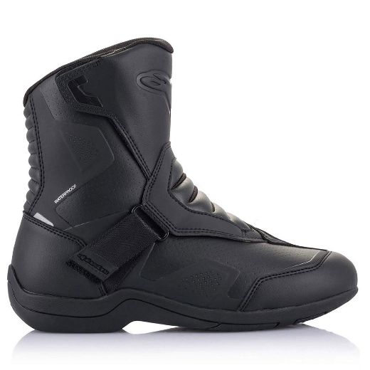 Touring waterproof boot Alpinestars Ridge V2 WP boots black / black | GASmoto.gr