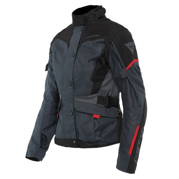 Γυναικείο αδιάβροχο μπουφαν μηχανής Dainese Tempest 3 D-Dry Lady μαύρο/γκρι/κοκκινο | GASmoto.gr Χανιά
