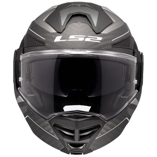 LS2 Advant X Carbon Horizon Flip-Up modular helmets silver/grey matt Chania