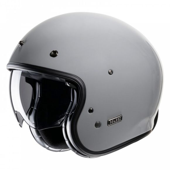 Ρετρο Jet κράνος μηχανής HJC V31 γκρι | GASmoto.gr