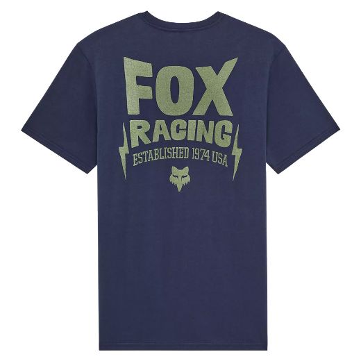 ανδρικές κοντομάνικες μπλούζες fox bolt premium ανδρική μπλούζα midnight μπλε