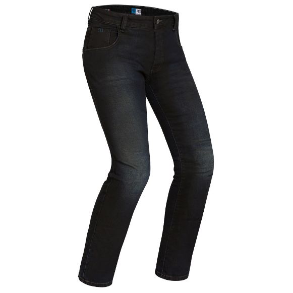 Τζίν Παντελόνι μηχανής PMJ New Rider Denim σκούρο μπλε / μαύρο | GASmoto.gr
