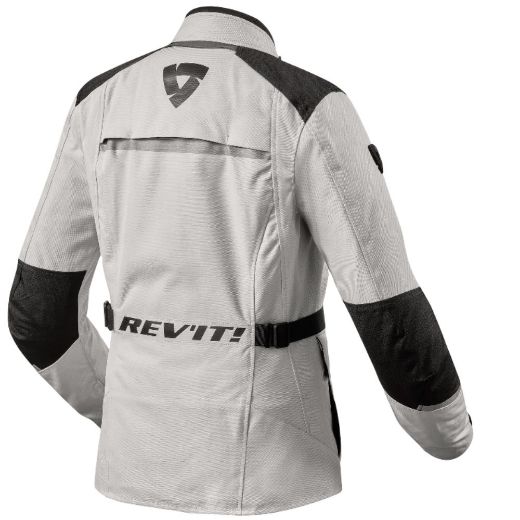 γυναικείο χειμερινό αδιάβροχο μπουφάν μηχανής Revit voltiac 3 H2O silver black