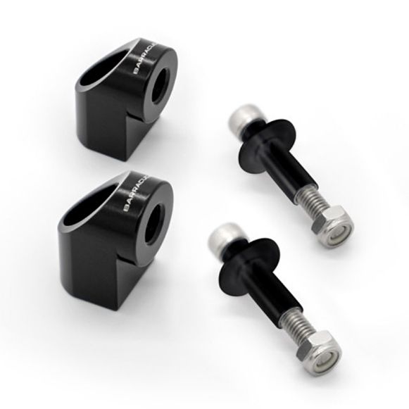 YT-ADATT σετ αντάπτορες καθρεπτών Barracuda Yamaha T-Max 500 / 530 & 560 - 2021 μαύρο | GASmoto.gr