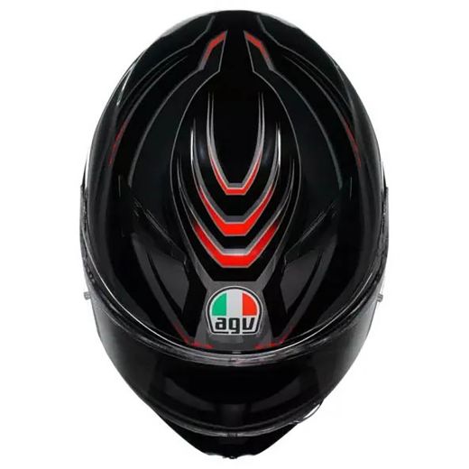 AGV K3 MPLK SYTH ECE 2206 BLACK/RED