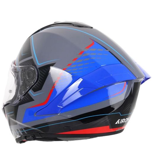 Airoh Matryx rocket full face helmets gloss blue/red