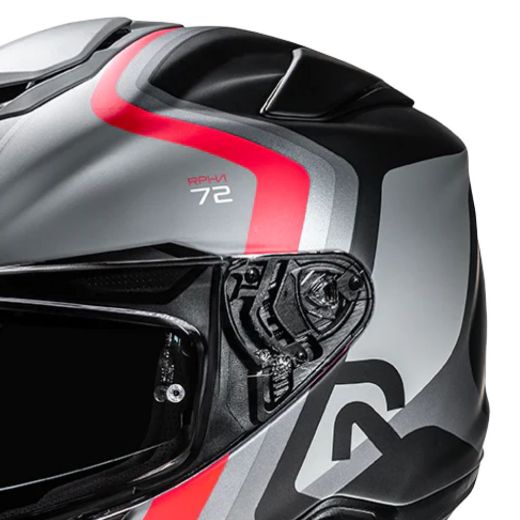 full face κράνη hjc rpha 72 Ernem κράνος ece 2206 MC1SF μαύρο γκρι κόκκινο