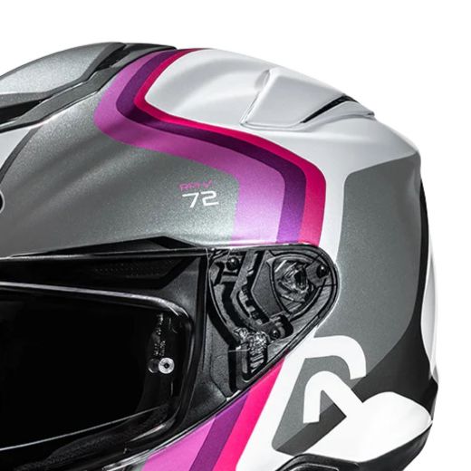 full face κράνη hjc rpha 72 Ernem κράνος MC8 ece 2206 white grey pink