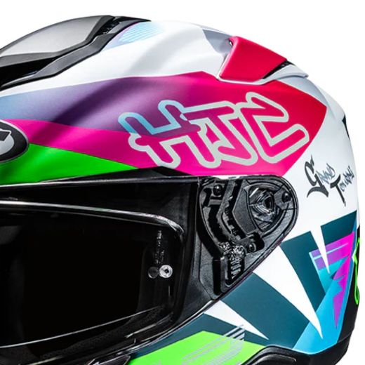 full face κράνη hjc rpha 72 Goldy κράνος mc84sf white green pink ece 2206