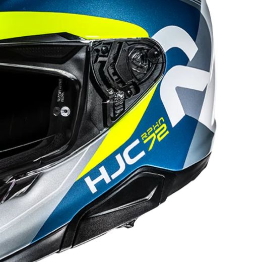 full face κράνη hjc rpha 72 Phyta κράνος ece 2206 MC3H άσπρο μπλε κίτρινο
