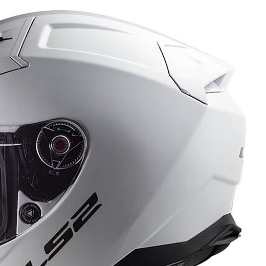 Motorcycle full-Face helmet LS2 Vector II ece 22.06 white gloss | GASmoto.gr