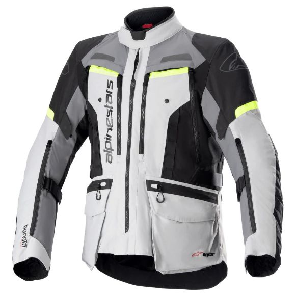 Alpinestars Bogota Pro Drystar μπουφάν ice gray/dark gray/yellow fluo Χανιά