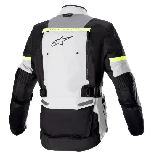 Alpinestars Bogota Pro Drystar  Ανδρικό Μπουφάν Μηχανής 4 Εποχών Αδιάβροχο ice gray dark gray yellow fluo