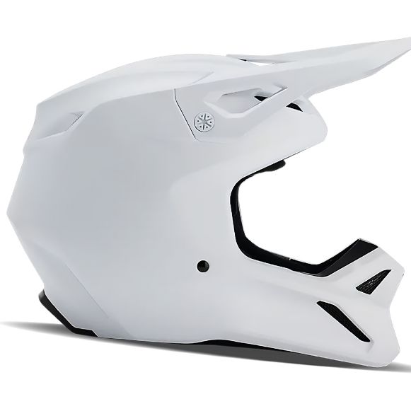 FOX V1 κράνη MX & Enduro solid white Χανιά
