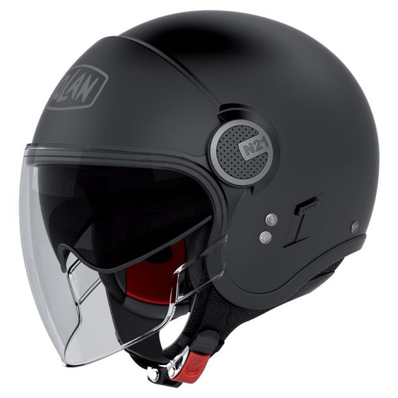 Ρετρό jet κράνος μηχανής Nolan N21 Visor Classic 10 flat black | Προσφορά Χανιά