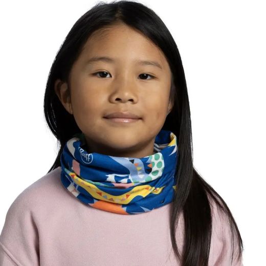 Ισοθερμικά μαντήλια λαιμού BUFF Original Ecostretch Youth Lutky Cobalt