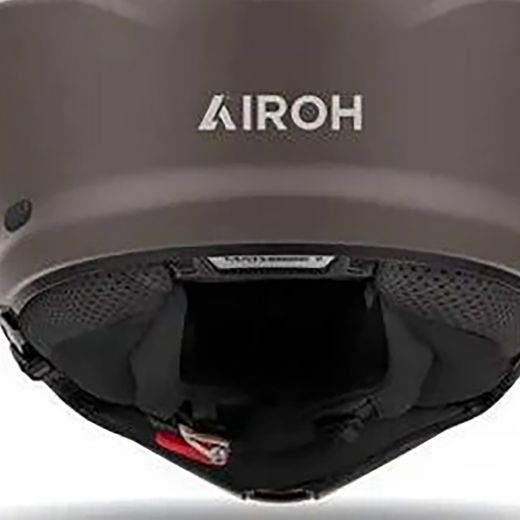 ανοιγόμενα κράνη airoh mathisse ii σπαστό κράνος μηχανής matt bronze