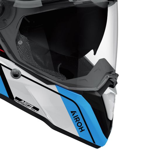 adventure κράνος Airoh Commander 2 on off Skip gloss white red blue