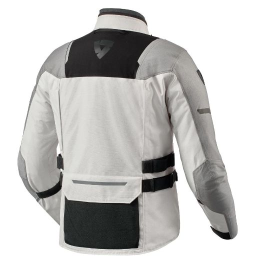3 εποχών αδιάβροχα μπουφάν μηχανής Revit Offtrack 2 H2O γκρι/ασημί | GASmoto.gr