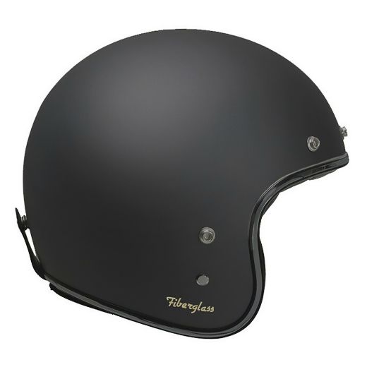 GARIBALDI G02X +PEAK HELMET ECE22.06 MATT BLACK (BLACK INNER)
