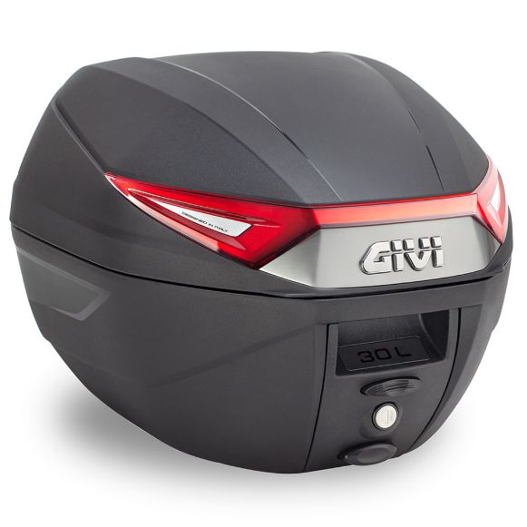 Givi C30N Monolock μπαγκαζιέρες 30L κόκκινα ανακλαστικά Χανιά