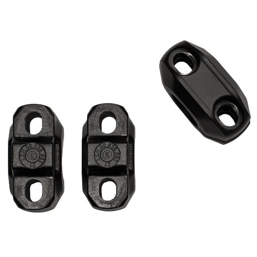 SW-MOTECH 20mm BAR RISERS FOR 22mm BAR BLACK