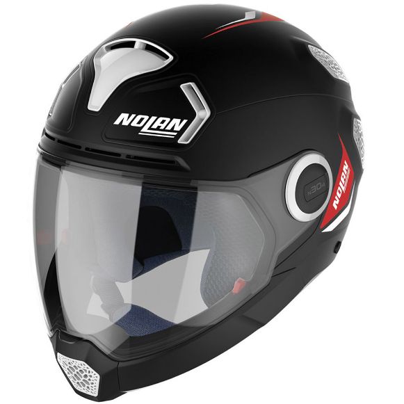 Modular crossover κράος μηχανής Nolan N30-4 VP Inception 27 μαύρο ματ (γρατσουνισμένο) | Προσφορά GASmoto.gr