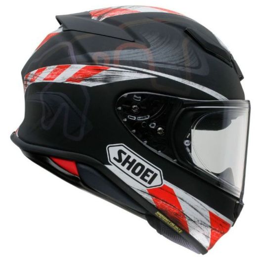 Shoei NXR2 Knee Down TC-5 full-face helmets black/red
