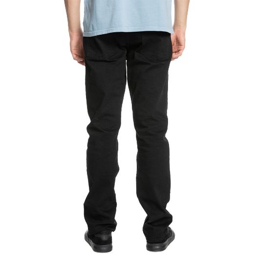 Αντρικά τζιν παντελόνια QUIKSILVER AQUA CULT REGULAR FIT JEANS μαύρα