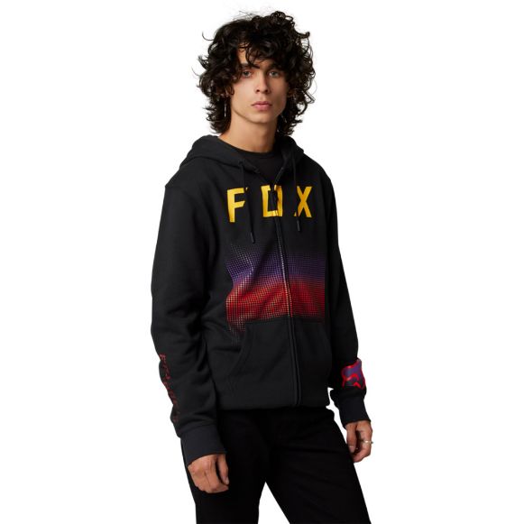 Αντρικές Ζακέτες FOX FGMNT ZIP FLEECE Ζακέτες με κουκούλα μαύρο