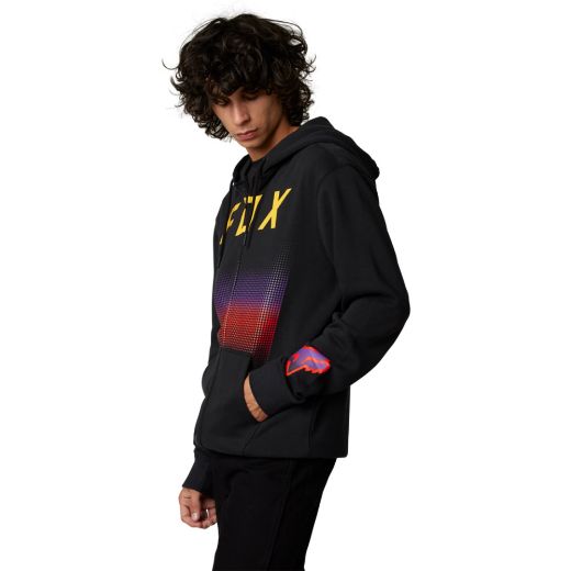 Εικόνα της FOX FGMNT ZIP FLEECE ΖΑΚΕΤΕΣ ΜΕ ΚΟΥΚΟΥΛΑ BLACK