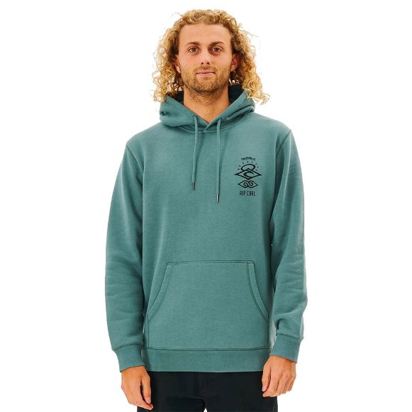 Φούτερ με κουκούλα RIPCURL SEARCH ICON Φούτερ Bluestone μπλε