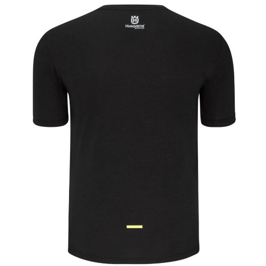 HUSQVARNA GOTLAND TEE GRAPHITE/BLUE