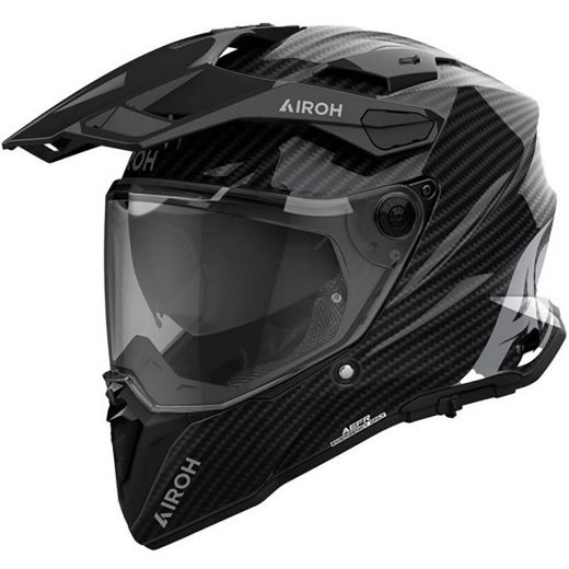 Adventure helmet Airoh Commander 2 ECE 22.06 full carbon gloss | GASmoto.gr