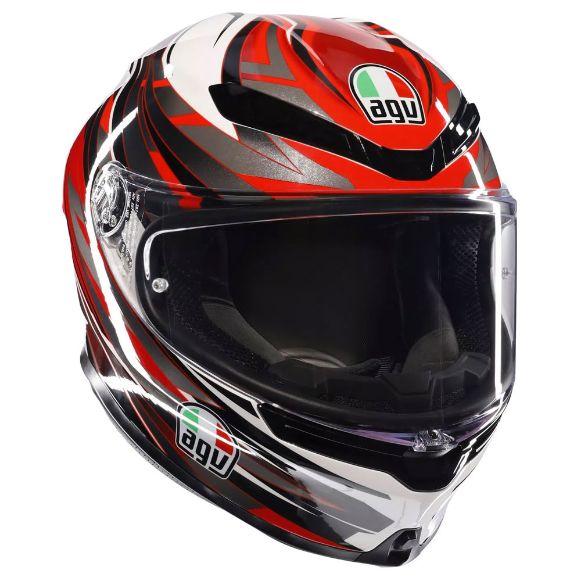 Agv K6 S Reeval full face κράνη ECE 2206 white/red/grey Chania