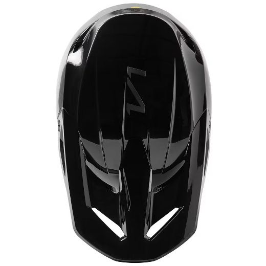Κράνος MX FOX V1 SOLID HELMET Κράνη Mx Enduro Black μαύρο