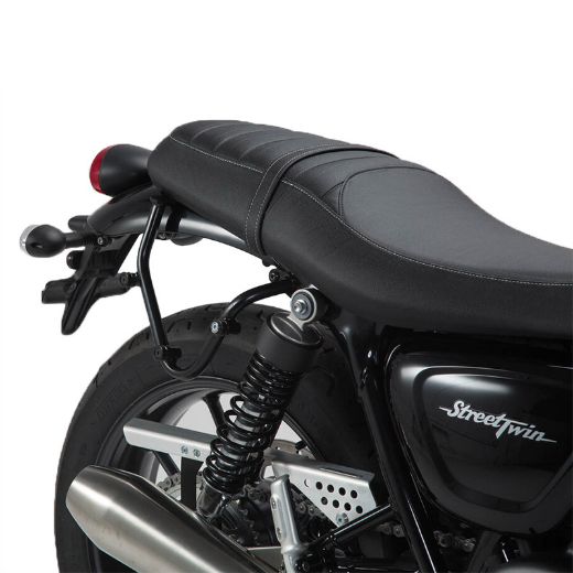 Αδιάβροχο πλαϊνό σακίδιο SW-MOTECH TRIUMPH STREET TWIN 900 σετ μαύρο καφέ