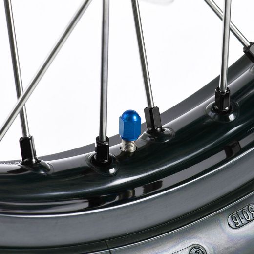 Τάπες Βαλβίδας Ελαστικών DRC D58-03-102 Τάπα ελαστικών μηχανής Σετ blue μπλε