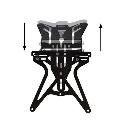 Βάσεις πινακίδας MOTO DISCOVERY AERO UNIVERSAL Bάση πινακίδας μηχανής αναδιπλούμενη MD 090146 μαύρο