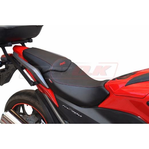 MOTO.K B367 K1 Κάλυμμα σέλας HONDA NC700 2012-2017 μαύρο κόκκινο