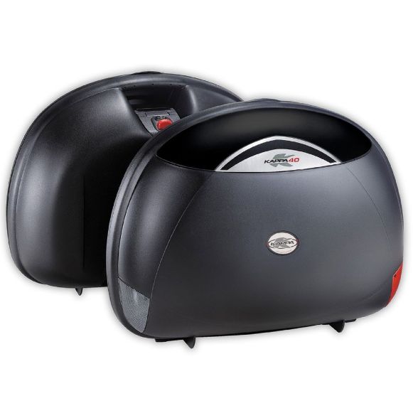 Σετ σκληρές πλαϊνές βαλίτσες μηχανής Kappa K40N2 40L μαύρο | GASmoto.gr Χανιά