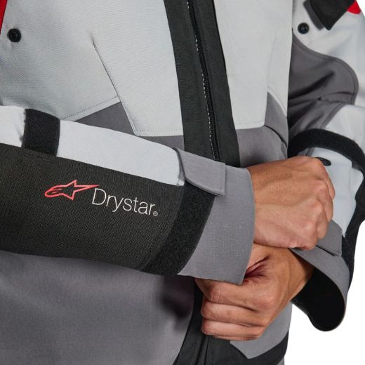 Alpinestars Andes V4 winter jackets ice gray/red