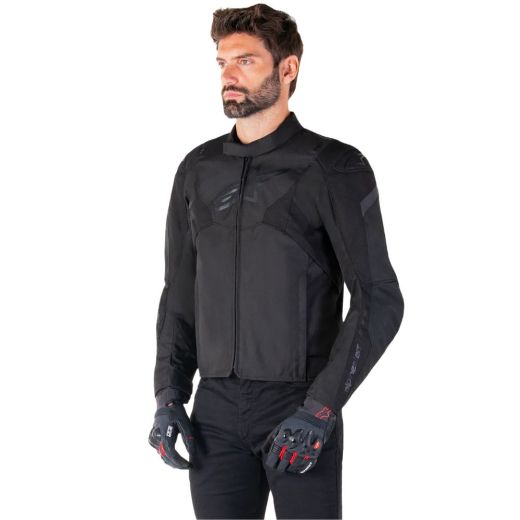 alpinestars T Jaws V4 WP χειμερινό μπουφάν μηχανής αδιάβροχο μαύρο black
