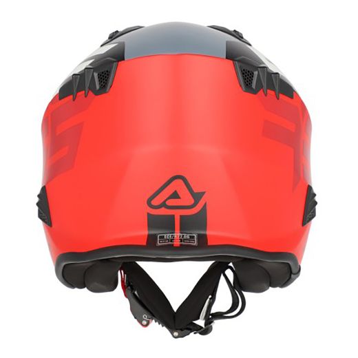 Motorcycle helmet Acerbis Aria 22.06 Jet matt grey/red | GASmoto.gr
