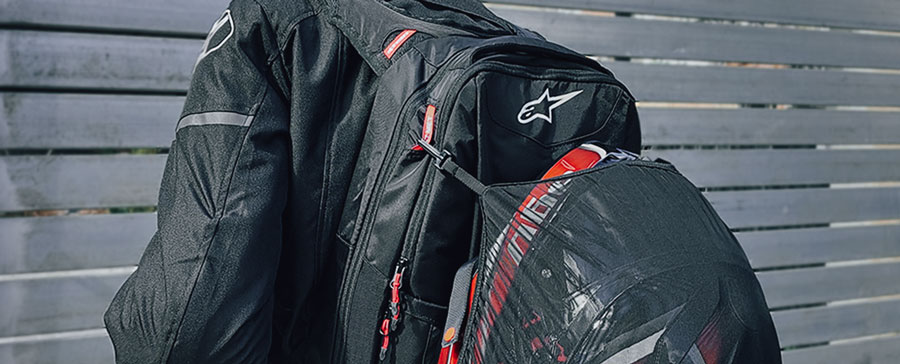 σακίδια πλάτης αναβάτη μηχανής