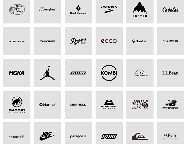 Brands which use Gore-Tex Membranes