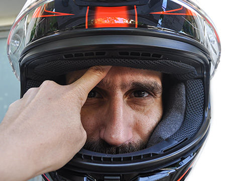 Τι μέγεθος κράνος μοτοσυκλέτας φοράω;